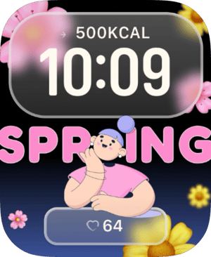 Spring Blossom Apple Watch face - Nature