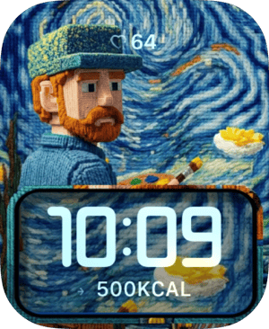 Starry Stitch Apple Watch face - Art