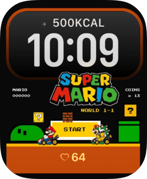 Super Kart Apple Watch face