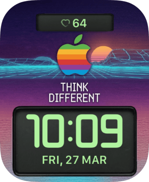 Think Different Sunset Apple Watch face - Brands