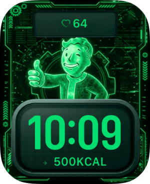 Boy Neon Apple Watch face