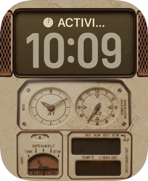 Vintage Utility Panel Apple Watch face - Luxury