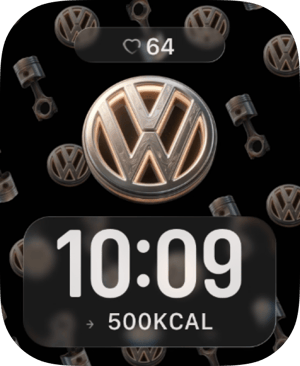 Vintage Volkswagen Apple Watch face - Cars