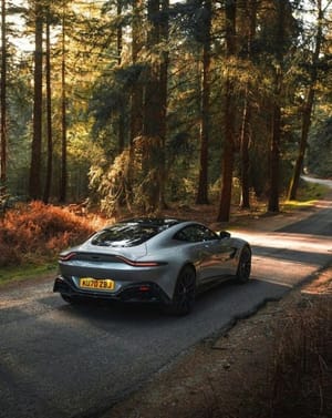 🌲 Aston Martin Vantage Escape Apple Watch face - Cars