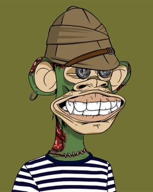 🧢 Steampunk Zombie Ape Apple Watch face - NFTs