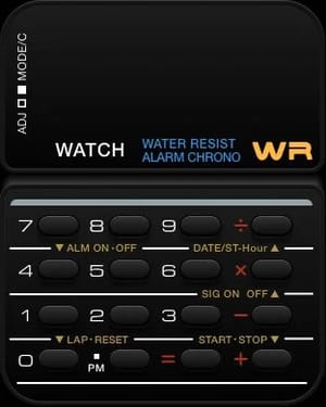 ⌚ Retro Digital Calculator Apple Watch face - Brands, Watches