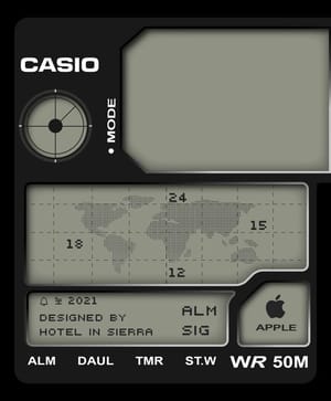 🌍 Casio World Map Apple Watch face - Brands, Watches