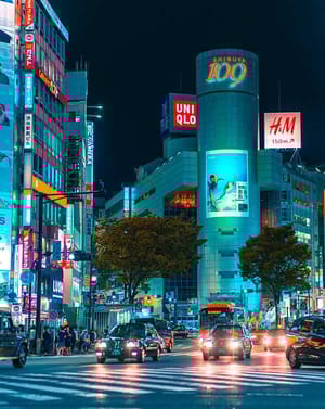 🌃 Shibuya Neon City Apple Watch face - Cities