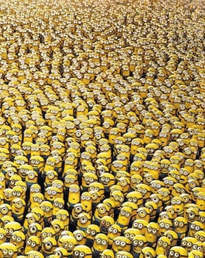 🌟 Minion Crowd Apple Watch face - TV