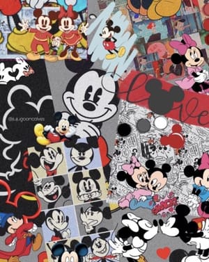 🎨 Mickey & Minnie Collage Apple Watch face - TV