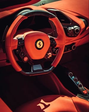 🚗 Ferrari Steering Wheel Apple Watch face - Cars