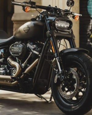 🏍️ Harley-Davidson Fat Bob Apple Watch face - Cars