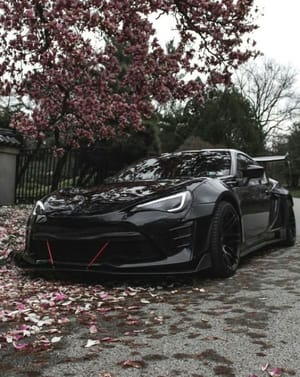 🌸 Blacked-Out JDM Apple Watch face - Cars