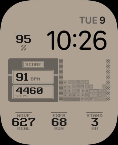 🎮 Arcade Blocks watch face