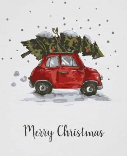 Christmas Cooper watch face