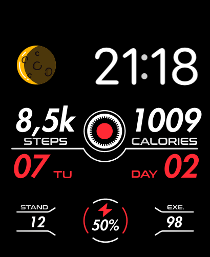 Cosmo Moon watch face