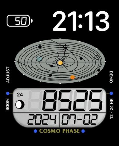 Cosmo Phase watch face