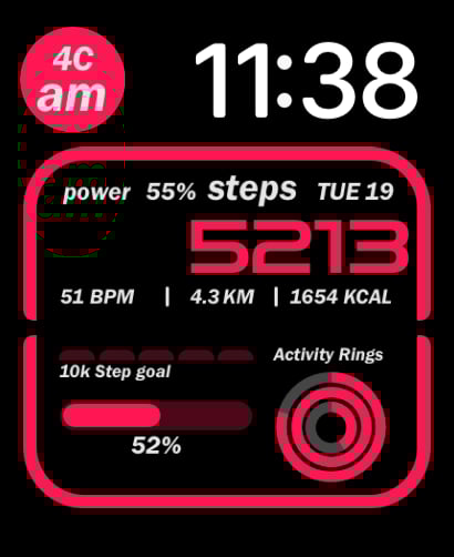 ⚡ Energy watch face