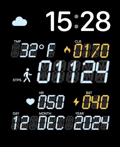 LED Billboard watch face