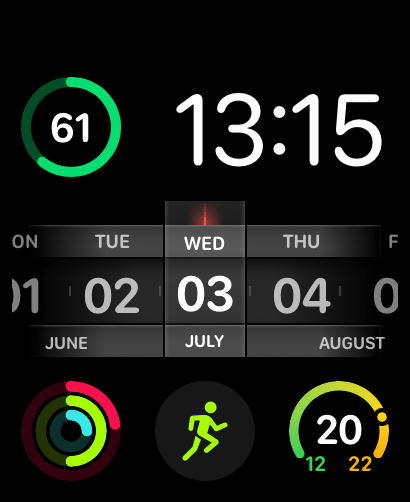 📅 Native Date watch face