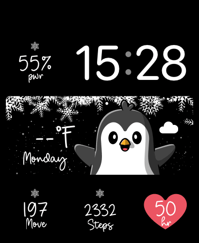 Penguin watch face