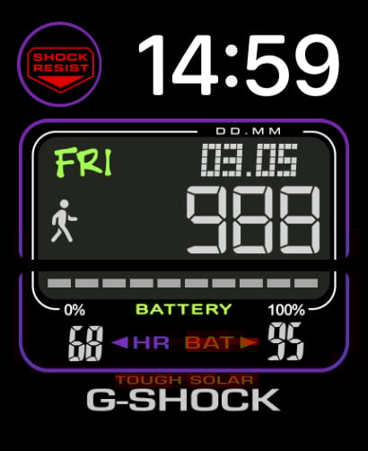 🟣 Super Purple watch face