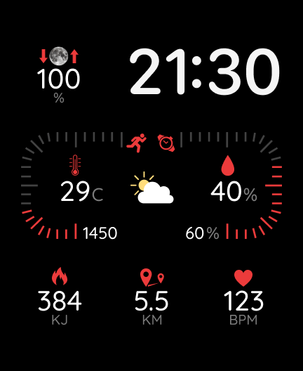 Ultra Minimalist watch face