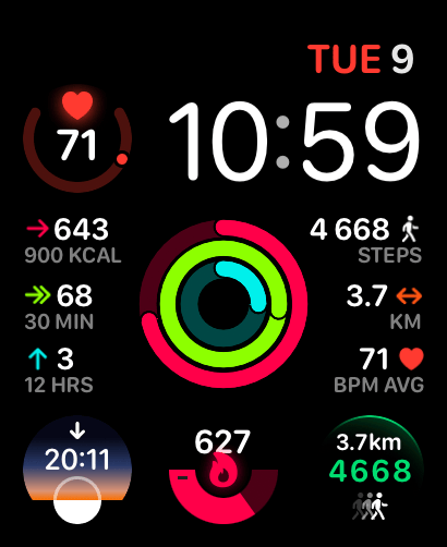 Vital Arc watch face