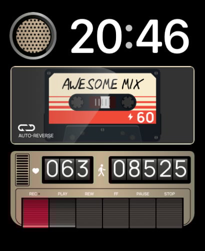 🎶 Vol 2 watch face