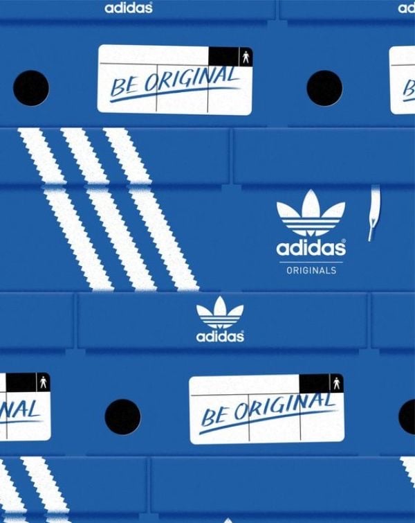 💙 Adidas Originals Blue Box Vibe watch face