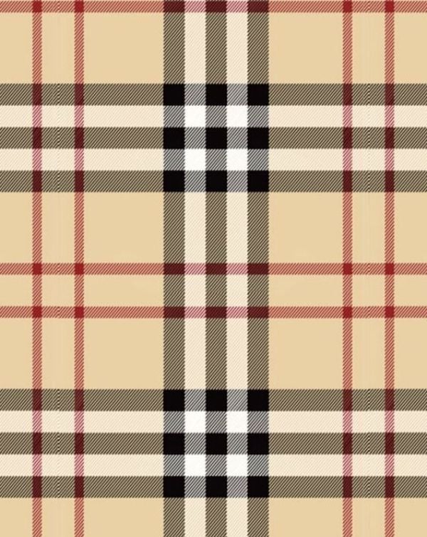 👜 Classic Burberry Plaid watch face