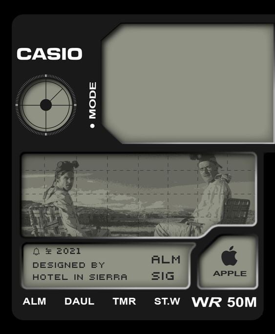 📸 Casio Photo-Inspired watch face