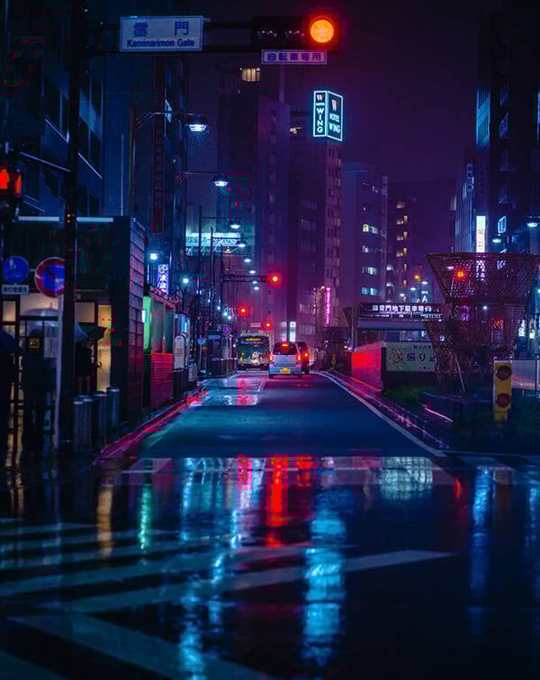 🌃 Tokyo Neon Nights watch face