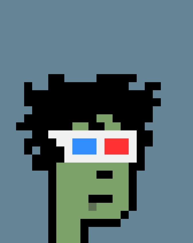 🎨 Pixel Art 3D Glasses watch face