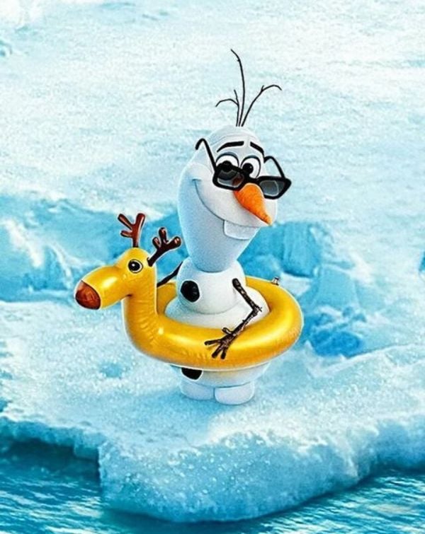 ☀️ Olaf Summer watch face