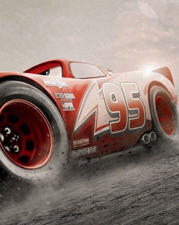 🏁 Lightning McQueen Racing watch face