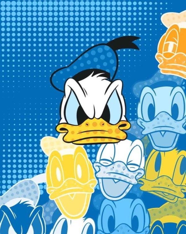 🦆 Donald Duck Pop Art watch face