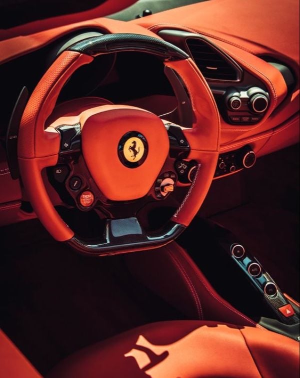 🚗 Ferrari Steering Wheel watch face