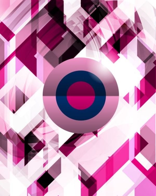 🎯 Modern Geometric Target watch face