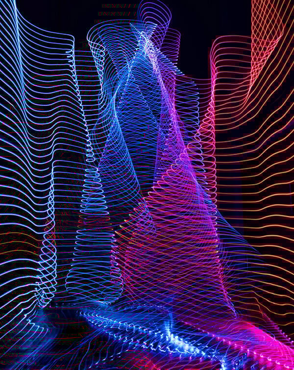 🌌 Neon Lightwave watch face