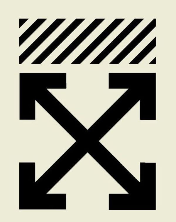 ⚡ Off-White Striped Arrows watch face