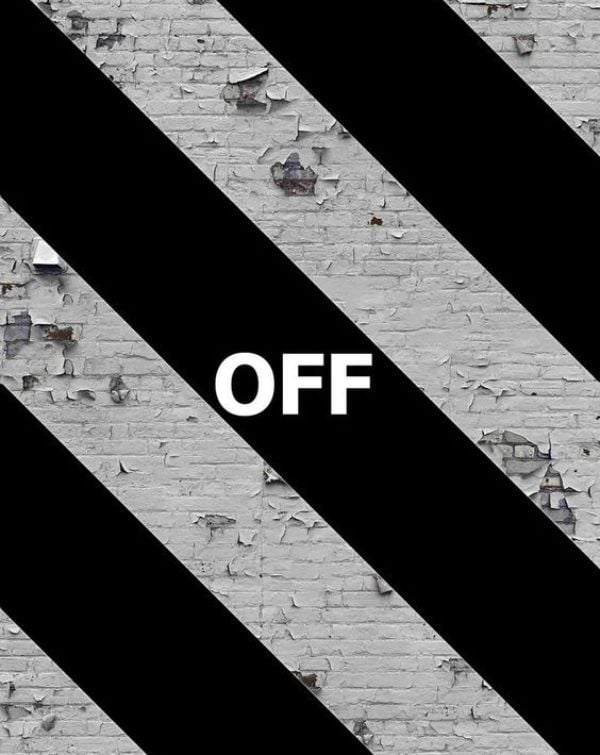 ⚡ Off-White Striped Brick watch face