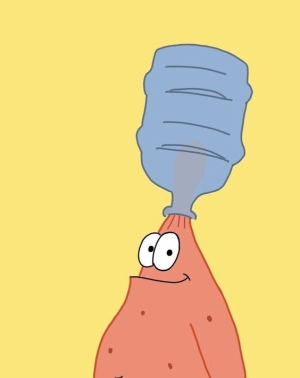 🧴 Patrick Star Bottle Head watch face