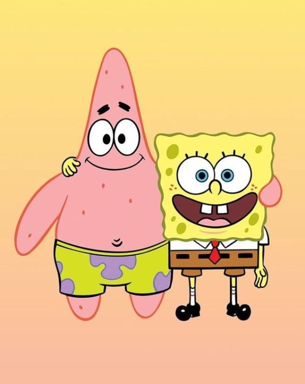 🧽❤️ SpongeBob & Patrick Best Friends watch face