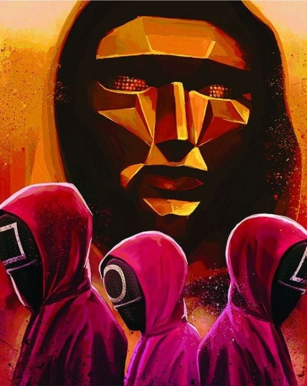 🎭 Squid Game Masked Leaders watch face