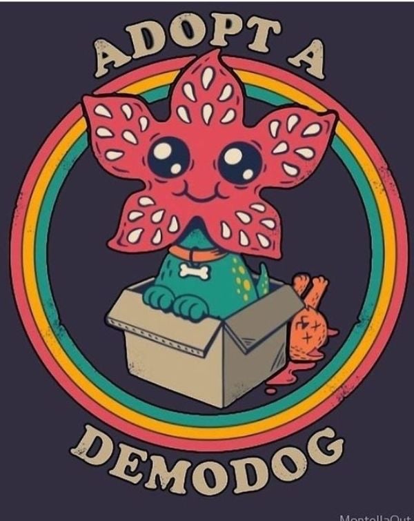 🐶 Stranger Things Demodog watch face