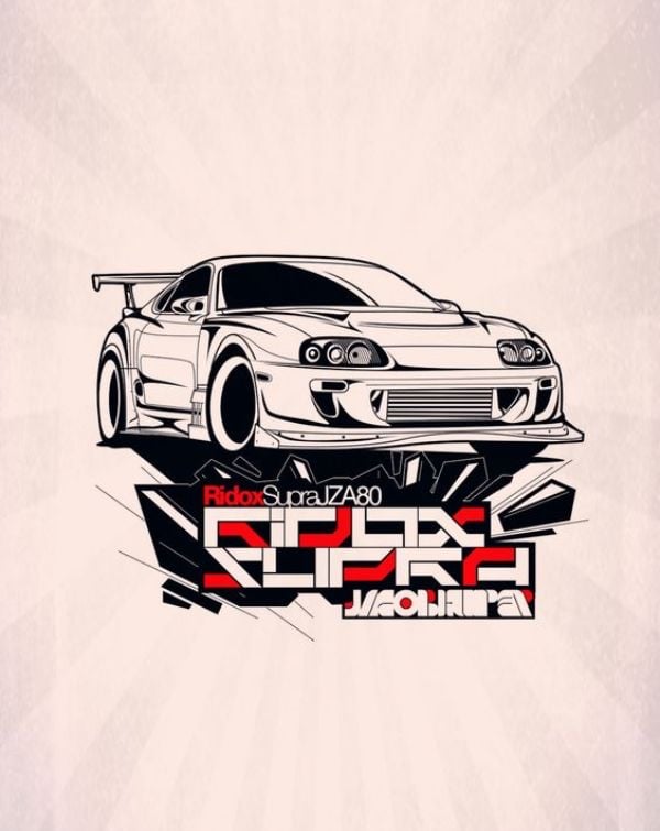 🏎️ JDM Supra Turbo watch face