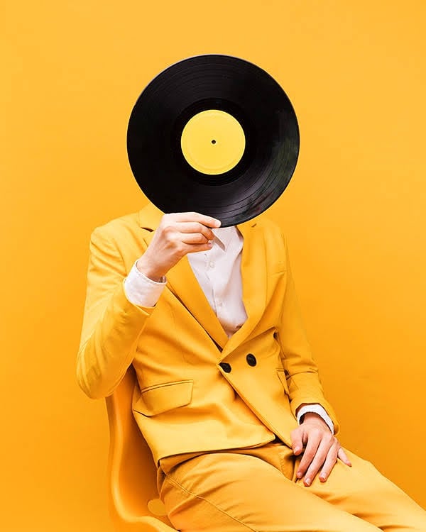 🎵 Vinyl Head watch face