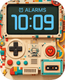 Alarm Box watch face preview for Apple Watch