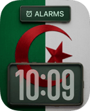 Algeria Flag watch face preview for Apple Watch
